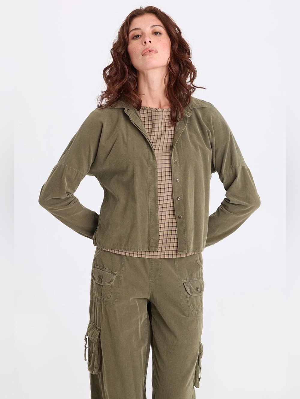 XCVI
KYLE CORDUROY BUTTON-UP